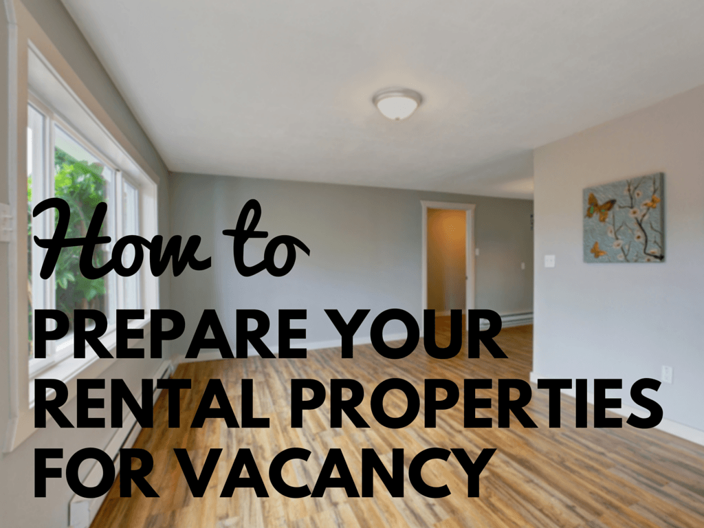 prepare rental properties vacancy